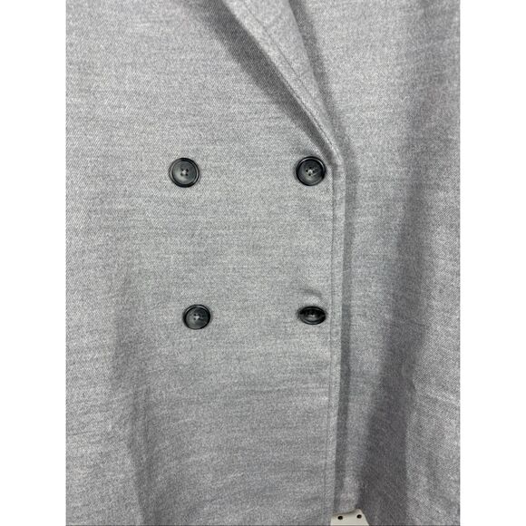 Free People Hannah Slouchy Soft oversized loose fit Blazer Gray Size L - Picture 3 of 10